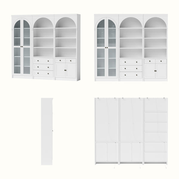 Relievo Grand Arched Storage Display Wall Unit