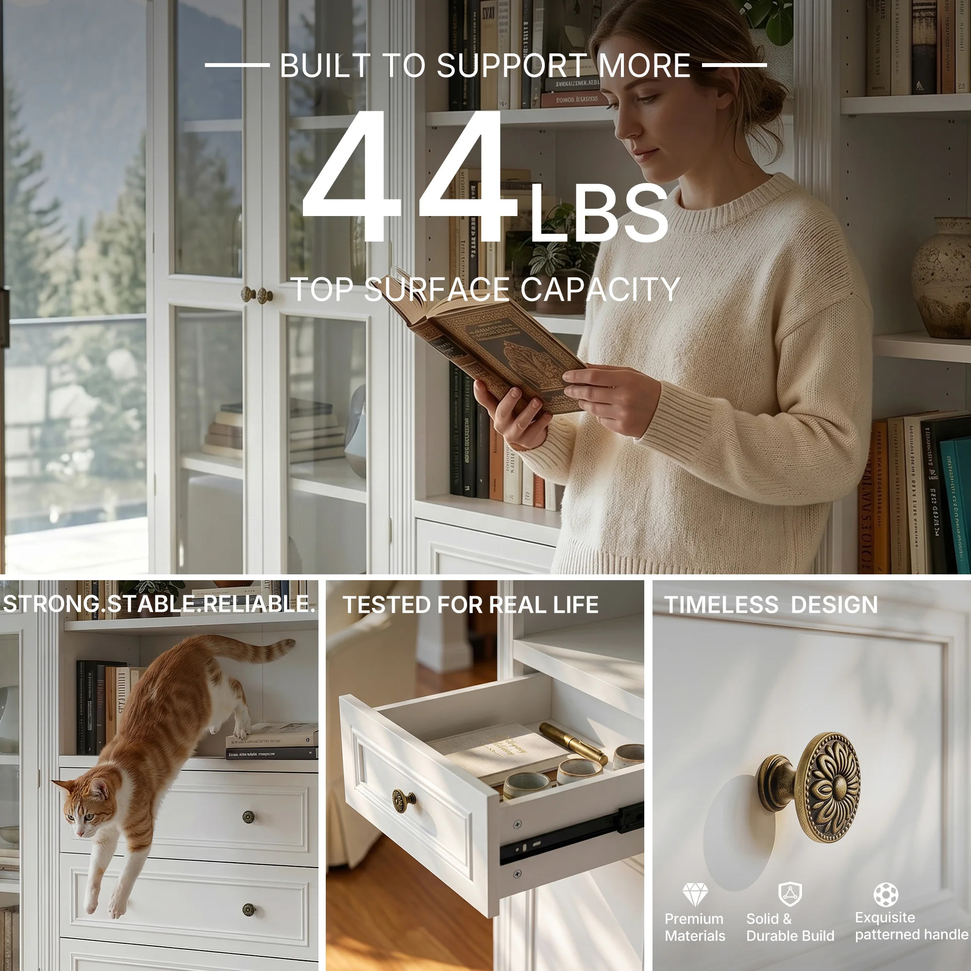 Relievo Grand Arched Storage Display Wall Unit