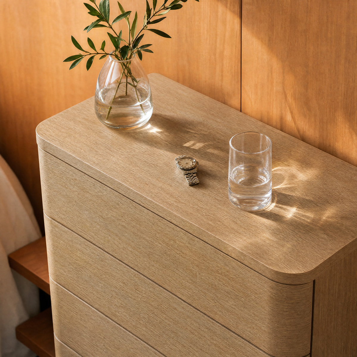 Orbis 5-Drawer Curved Chest
