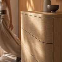 Orbis 5-Drawer Curved Chest