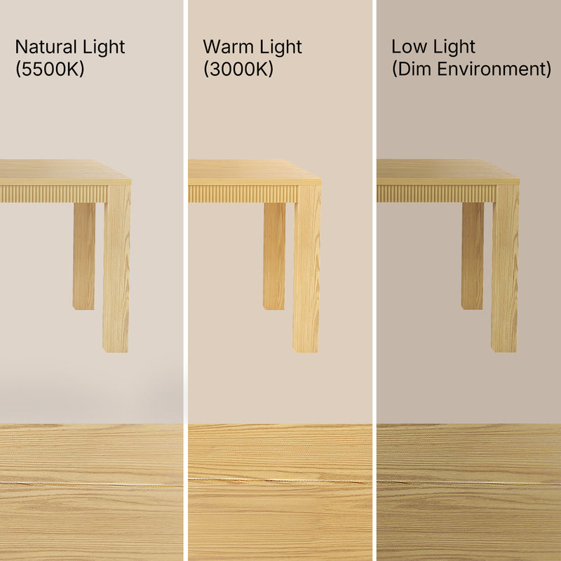 Wave Edge Solid Wood Dining Table