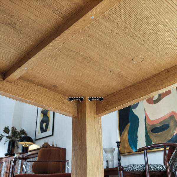Wave Edge Solid Wood Dining Table