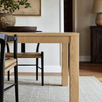 Wave Edge Solid Wood Desk