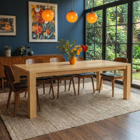 Wave Edge Solid Wood Desk