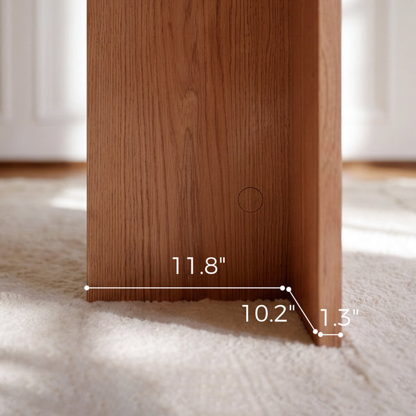 Two-Tone Solid Wood Dining Table