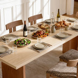 Two-Tone Solid Wood Dining Table