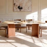 Two-Tone Solid Wood Dining Table