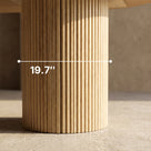 Solid Wood Round Pedestal Dining Table