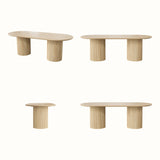 Solid Wood Round Pedestal Dining Table