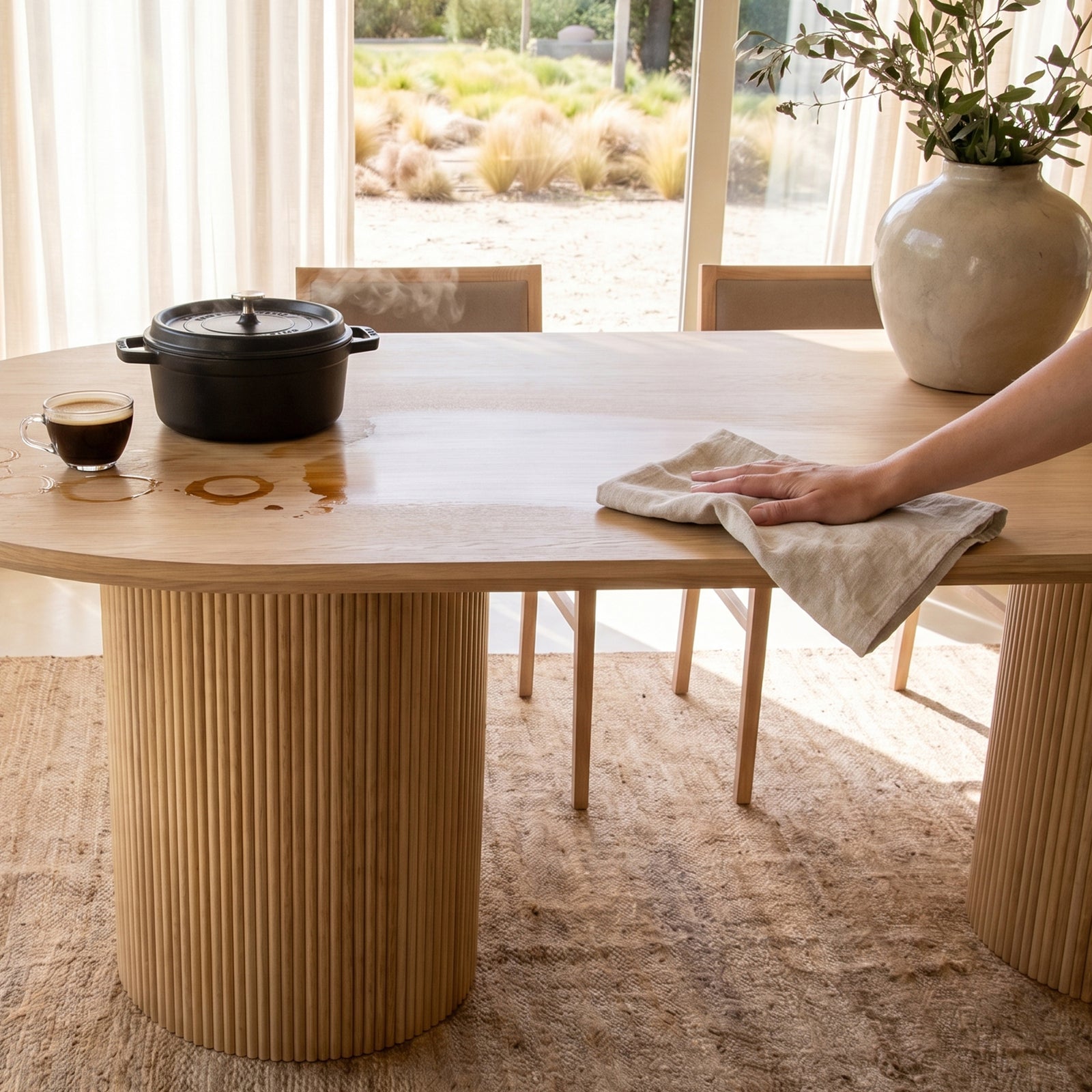 Water, Stain & Heat Resistant