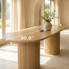 Solid Wood Round Pedestal Dining Table