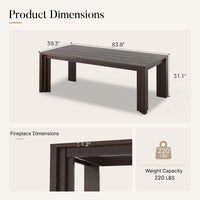 Stepped Leg Dining Table