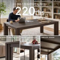 Stepped Leg Dining Table