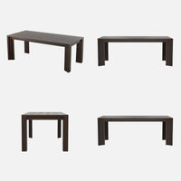 Stepped Leg Dining Table