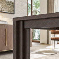 Stepped Leg Dining Table