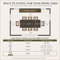 Stepped Leg Dining Table