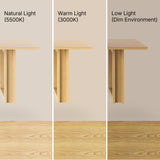 Solid Wood Dining Table with Oak Veneer