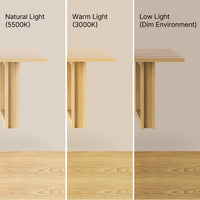 Solid Wood Dining Table with Oak Veneer
