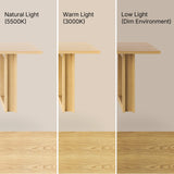 Solid Wood Dining Table with Oak Veneer