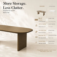 Oval-End Grand Dining Table