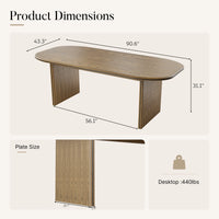 Oval-End Grand Dining Table