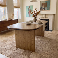 Oval-End Grand Dining Table