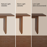 Large Red Oak Solid Wood Dining Table