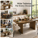 Oval-End Dining Table