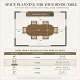 Oval-End Dining Table