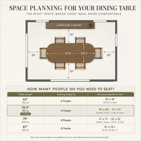 Oval-End Dining Table