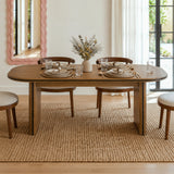Oval-End Dining Table