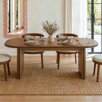 Oval-End Dining Table