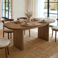 Oval-End Dining Table