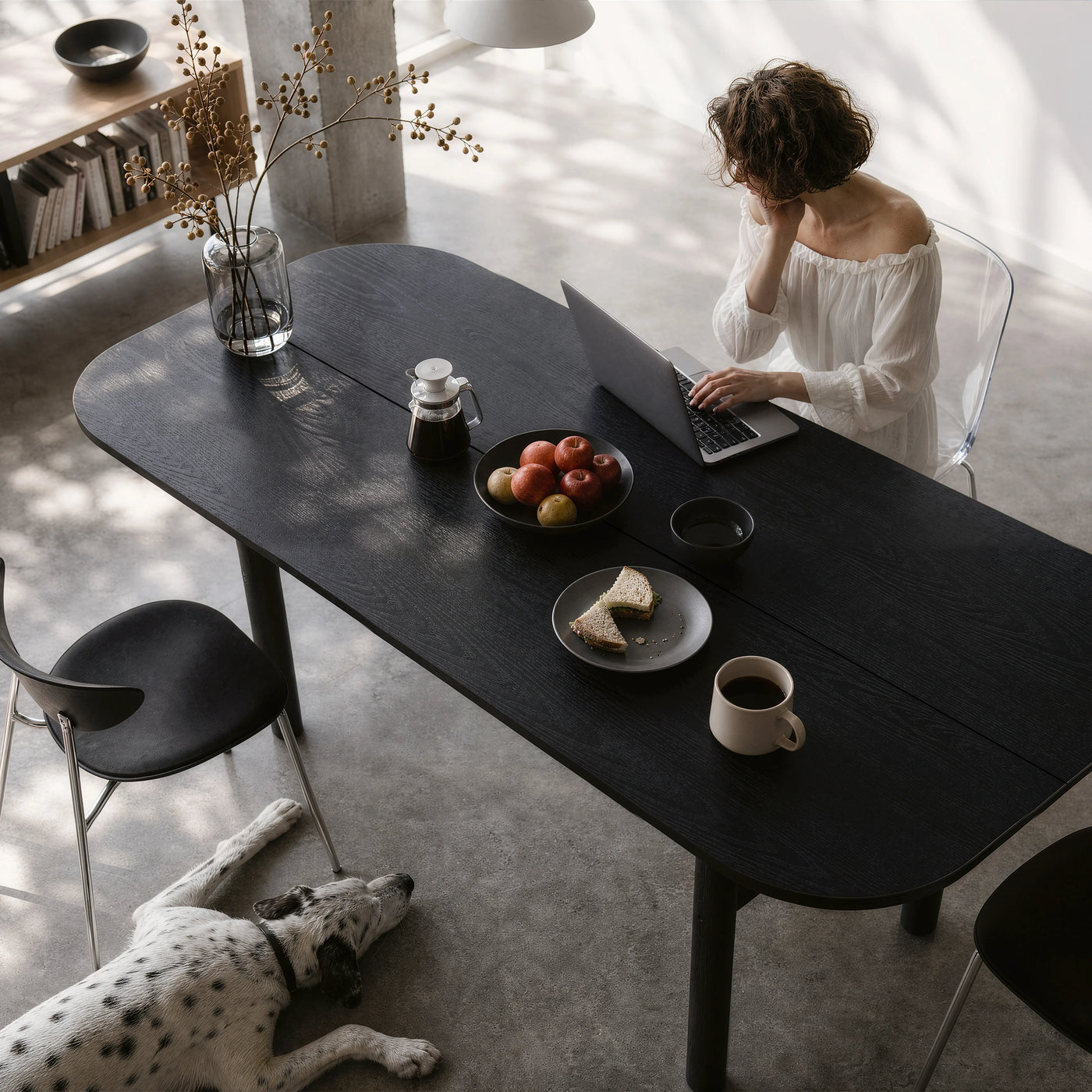 Large Soft Edge Dining Table