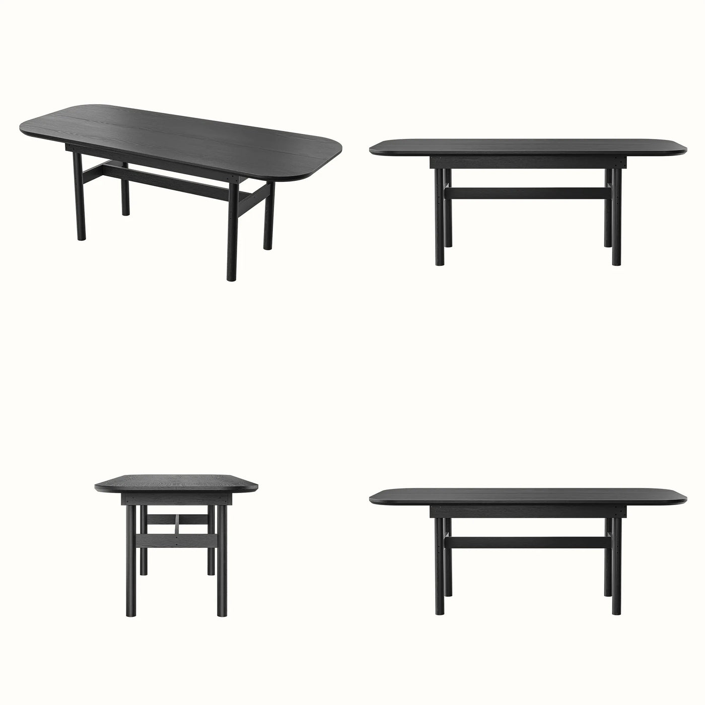 Large Soft Edge Dining Table