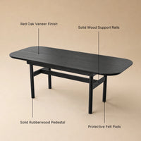 Large Soft Edge Dining Table