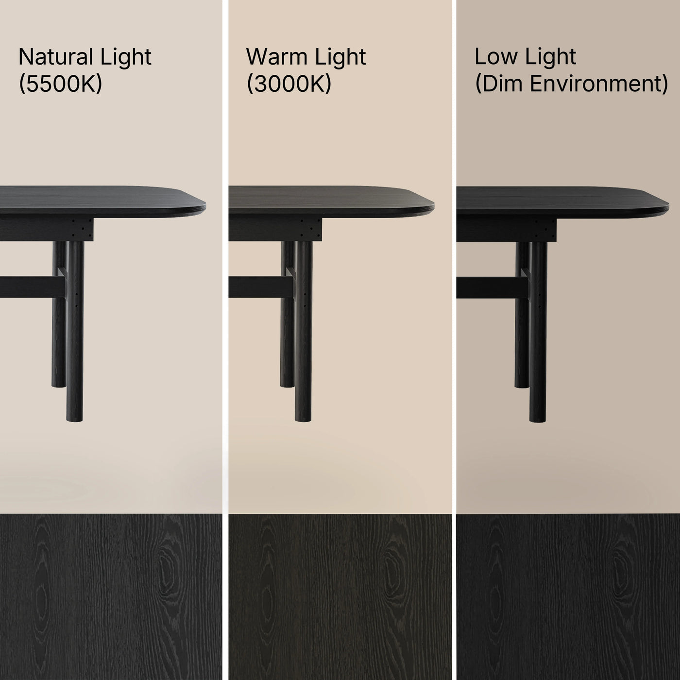 Large Soft Edge Dining Table