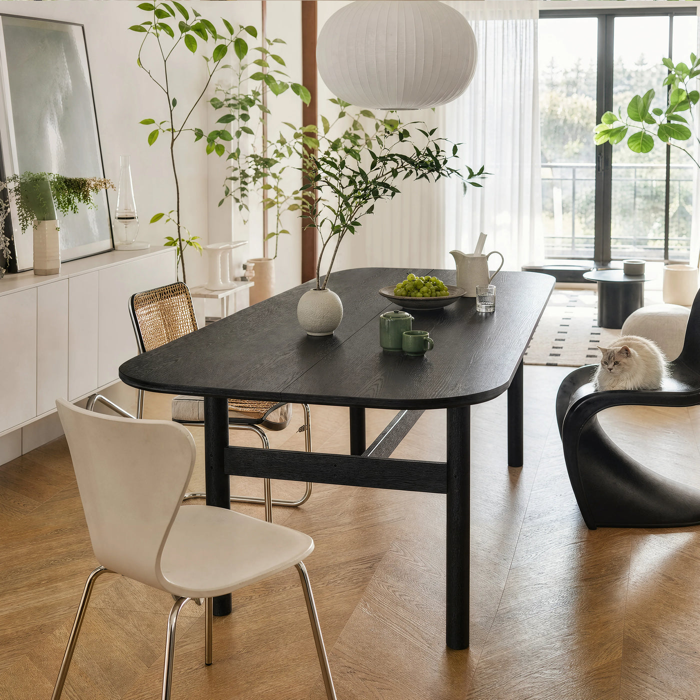Large Soft Edge Dining Table