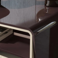 Sartelle Faux Leather Upholstered Drawer Chest
