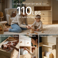 Changing Table with Drawers and Shelf