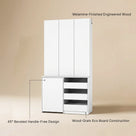 Pantry Cabinet with Rolling Storage Cart