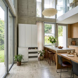 Pantry Cabinet with Rolling Storage Cart
