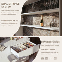Pantry Cabinet with Built-In Power Outlet