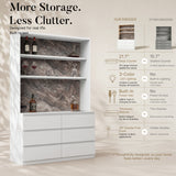Pantry Cabinet with Built-In Power Outlet