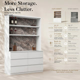Pantry Cabinet with Built-In Power Outlet