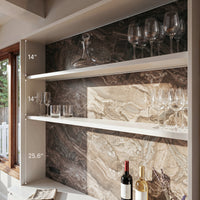Pantry Cabinet with Built-In Power Outlet