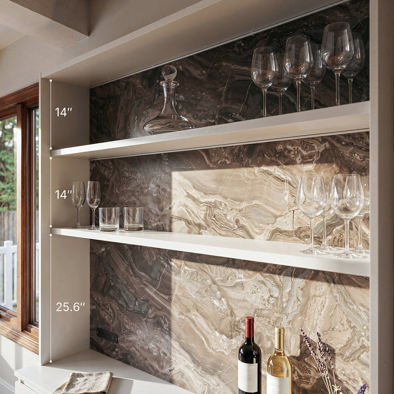 Pantry Cabinet with Built-In Power Outlet