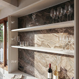 Pantry Cabinet with Built-In Power Outlet