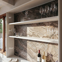 Pantry Cabinet with Built-In Power Outlet