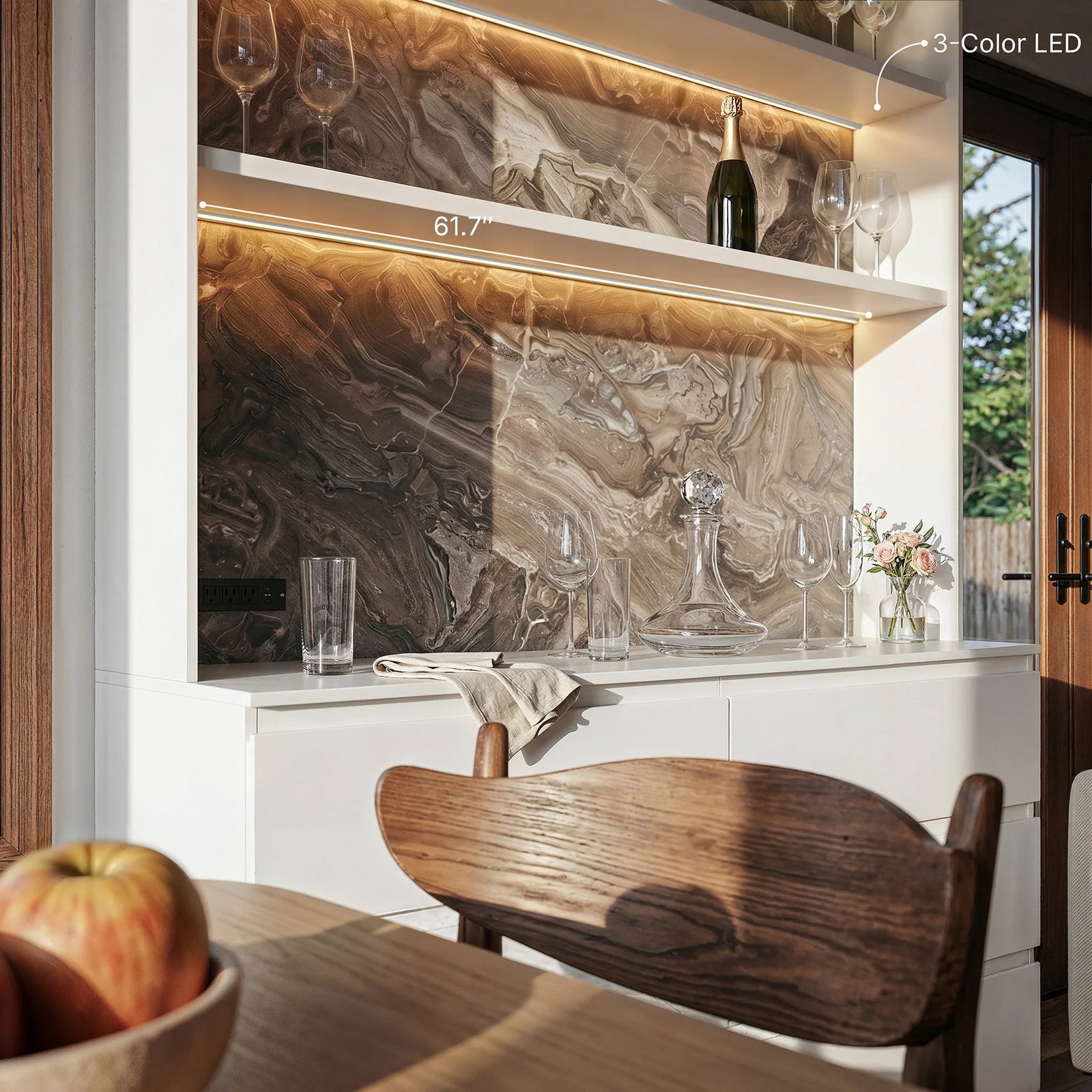 Built-In Ambient Lighting System